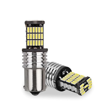 СВЕТОДИОДНАЯ ЛАМПА 45 SMD 4014 P21W R5W R10W BA15S БЕЛАЯ