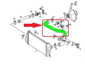 фото thumb №6, Труба шланг интеркулер mercedes sprinter 2.2 cdi