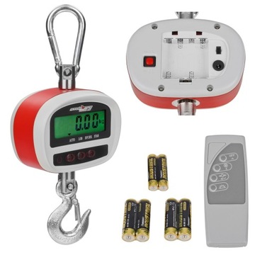 Waga Hakowa Podwieszana Wisząca LCD 300KG / 100G