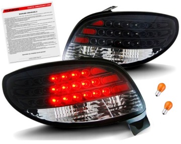 Купить Peugeot 206 98-12 фары задний задние светодиодный led blac, фото thumb