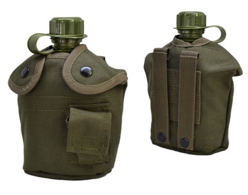 Фляга 1 литр с крышкой Olive Texar