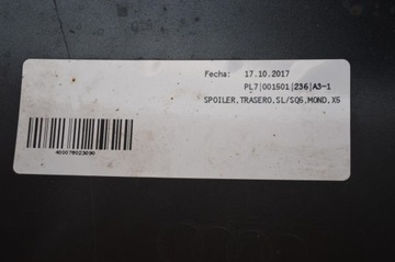 фото thumb №7, Бампер зад задний audi q5 80a s-line диффузор