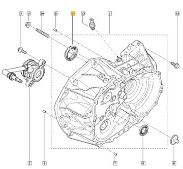 Оригінальний номер renault сальник. вала renault koleos/ nissan qashqai 06- , x-trail 05- Доставка, фото thumb