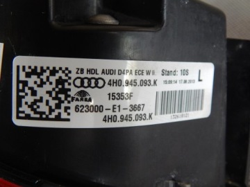 Audi a8 l ліхтарі  задній led комплект європа Київ, фото thumb