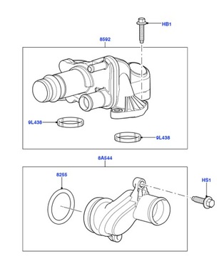 фото thumb №3, Oryg ущільнювальне кільце прокладка системи охолодження range rover