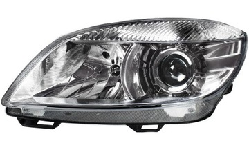 фото thumb №1, Фара лівий skoda fabia ii лінза рестайлінг 2010-