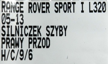 фото thumb №4, Моторчик скло правий перед range rover sport l320