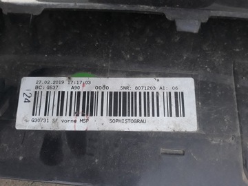 фото thumb №7, Бампер передній bmw 5 g30 m набір