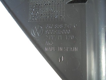 фото thumb №5, Заглушка консоли volkswagen оригинальный номер 6r0858247c