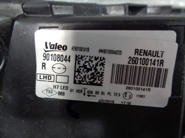 фото thumb №10, Renault megane iv лампа led передня права nowa