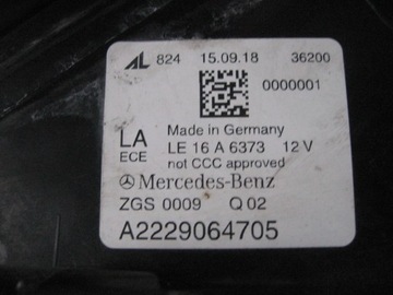 фото thumb №10, Лампа перед повний led - mercedes s клас w222 рестайлінг