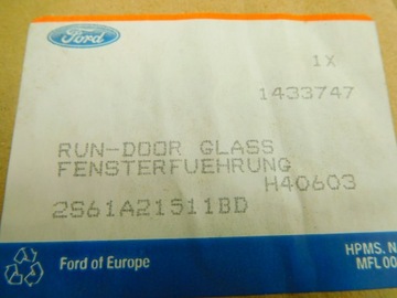 фото thumb №5, Прокладка стёкла дверь левая перед fiesta 1433747