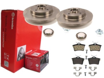 фото thumb №1, Гальмівні диски гальмівні колодки brembo задня peugeot partner ii 308 sw