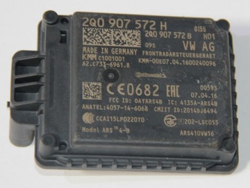 фото thumb №1, Audi seat skoda vw радар датчик модуль 2q0907572h b
