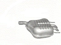 фото thumb №1, Глушитель конечный saab 9-3 poj.1,8-2,0 od 02r+obejma