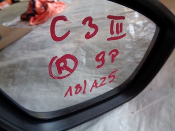 фото thumb №9, Citroen c3 iii 2017- зеркало правые 9 pin