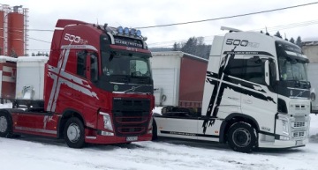 Наклейки с флагом Швеции VOLVO FH4 QUALITY