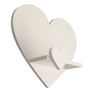 Полка подвесная детская Heart Plus XL для детских комнат