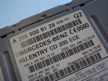 фото thumb №5, Радіо навігація mercedes c w205 a2059009128