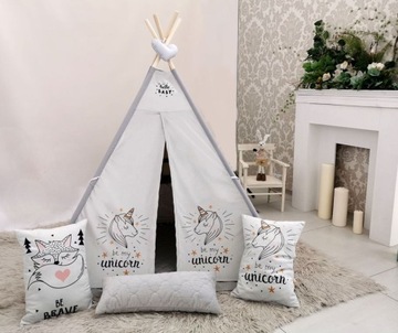 Детская палатка TIPI WIGWAM HOMEK с бархатным ковриком xxl