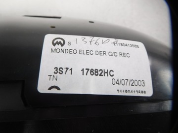 фото thumb №5, Зеркало наружное правое ford mondeo 1376108