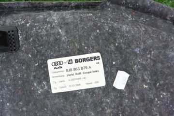 фото thumb №8, Боковина багажника tepicerka audi tt 8j комплект