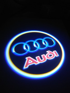 СВЕТОДИОДНЫЕ ПРОЕКТОРЫ ЛОГОТИПА AUDI 7 рисунков A3 A4 A5 A6 A8