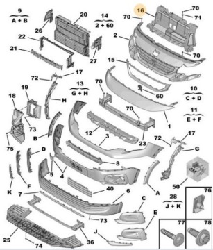 фото thumb №3, Усилитель pas передний peugeot partner rifter 18