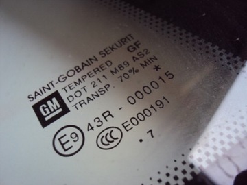 фото thumb №5, Скло правий задня opel corsa e 3d 1.2 2017 rok