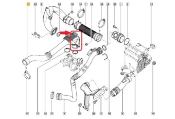 фото thumb №8, Труба wąż интеркулер renault kangoo ii 1.5 dci