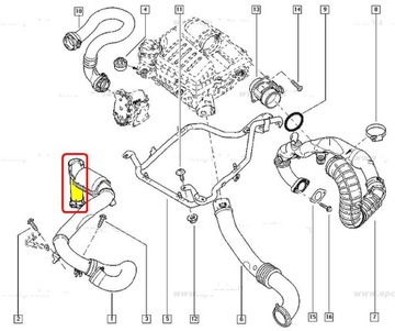 фото thumb №6, Nissan primastar 2,0 dci шланг труба waz турбины