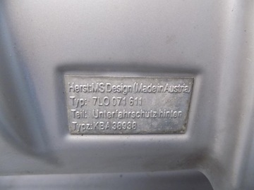 фото thumb №6, Vw touareg 7l бампер зад la7w