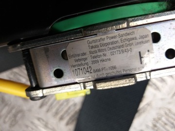 фото thumb №7, Pas безопасности правый левый перед mazda 6 gh kpl