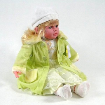 DUŻA lalka BABY bobas BORN mówi śpiewa RÓŻOWA sukienka 60cm 154