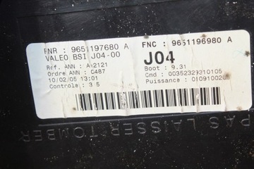 фото thumb №8, Модуль коробка bsi peugeot 307 2.0 hdi 9651196980a