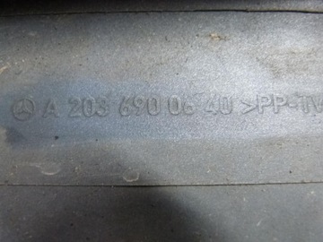 фото thumb №4, Mercedes-benz оригінальний номер a2036900640 планка накладка порогова