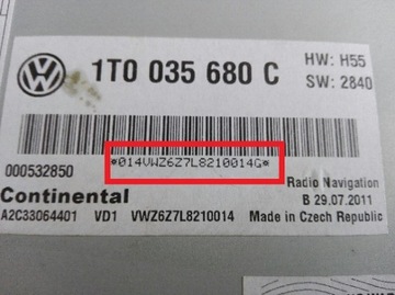 Декодирование VW Radio Navi Code ALL удаленно
