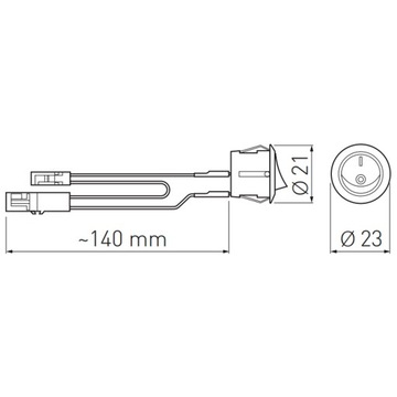 Кулисный переключатель AE-WLB01-10 Белый