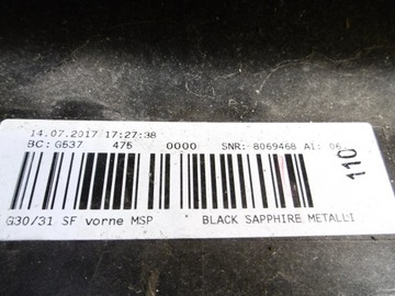 фото thumb №10, Бампер перед bmw 5 g30 g31 м-пакет sport 17-19