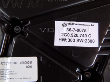 фото thumb №9, Vw polo 2g 1.0 mpi спидометр 2g0920740c