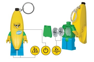 Брелок LEGO со светодиодной подсветкой «Банан» LGL-KE118
