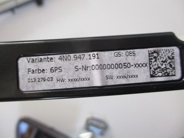 фото thumb №4, Освітлення лампа лампа молдинг led audi a8 4n0