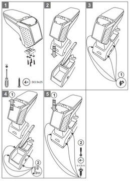 фото thumb №10, Підлокітник armster 2 підлокітник шкіряний vw caddy 2004-20