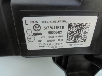 фото thumb №11, Фара ксенон левый vw golf 7 sportsvan 517941031