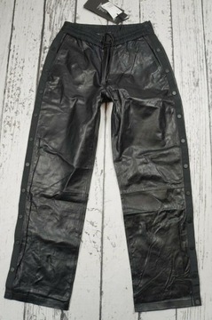 КОЖАНЫЕ БРЮКИ ALEXANDER WANG H&M XS 4
