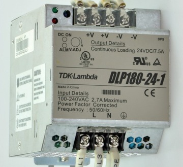 DLP180-24-1 Блок питания 24В 7,5А TDK LAMBDA