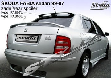 фото thumb №1, Спойлер спойлер do skoda fabia sedan 99-- 2 типы