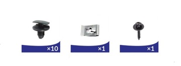 фото thumb №1, Клипсы подкрылок citroen c3 ii c4 c5 комплект набор