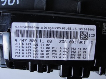 фото thumb №5, Спидометр приборы mercedes w447 vito a2c83804805