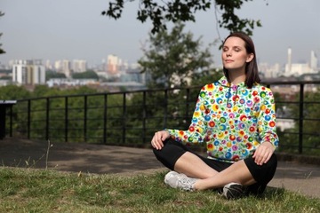 BLUZA DAMSKA PRINT S FOLKLOR ŁOWICKI MODNA STYLOWA